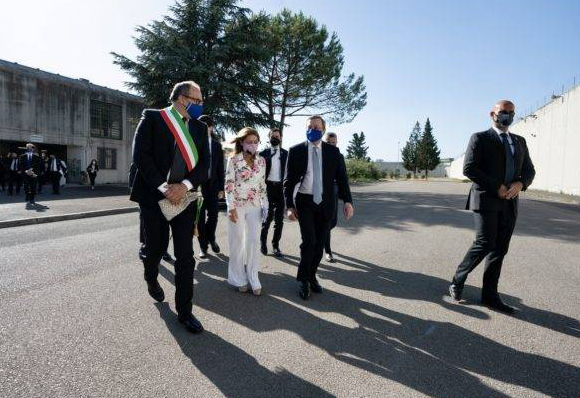 Il Presidente Draghi e la Ministra Cartabia in visita al carcere di Santa Maria Capua Vetere