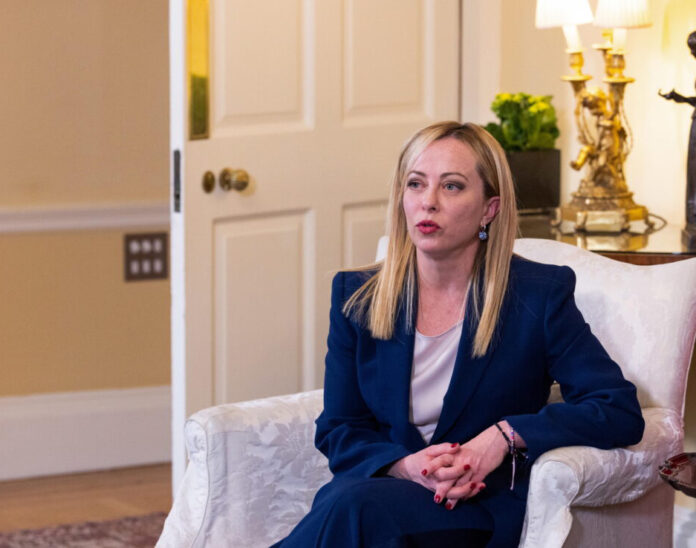 Italian Prime Minister Giorgia Meloni visits London